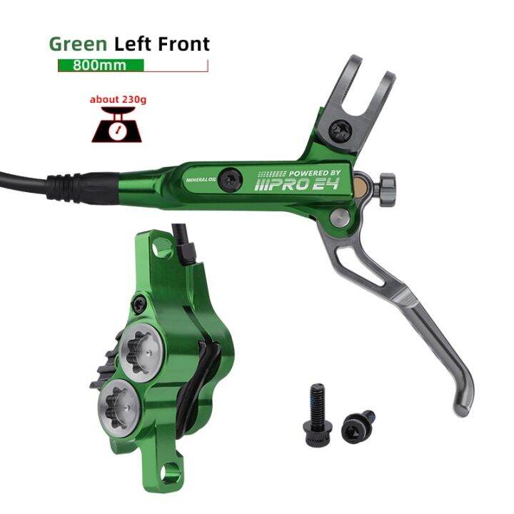 IIIPRO E4 Mountain Bike Hydraulic Brake 800/1550Mm Front Rear Brake Cooling 4 Piston Oil