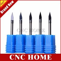 5pcs 3.175mm Shank Metal Engraving Bit ทังสเตนคาร์ไบด์ Milling Cutter Nano Tech Coating CNC Router Bits สําหรับทองแดงอลูมิเนียม