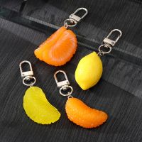 【YF】☞  1Pc Fruit Lemon Keychain Keyring New Cartoon Food Car Holder Decoration Jewelry