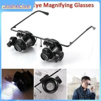 20X Magnifier Repair Magnifying Glasses Type Glass Loupe Jeweler Microscope With Tools