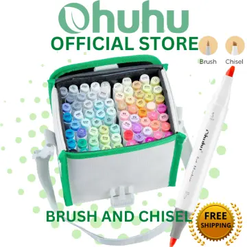 Ohuhu Mokauea 12 Color Tri-Nib & Chisel Tip Double Tipped Art Marker – ohuhu