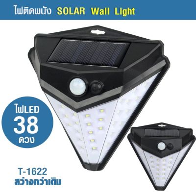 Way of light ไฟโซล่าเซลล์  โคมไฟถนนโซล่าเซลล์  Wall Light รุ่น Solar-LED-T-1622-00i-Ratไฟโซล่าเซลล์ประหยัดพลังงาน ราคาถูก