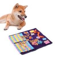 Y5LE สัตว์เลี้ยงสุนัข Snuffle Mat Nose Smell Training ผ้าห่ม Sniffing Pad ชามให้อาหารช้าอาหารพรมบรรเทาความเครียดของเล่น