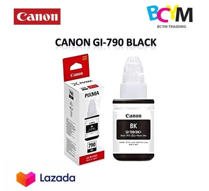 Canon Ink 790 Black Original Ink Bottle GI790 Lazada PH