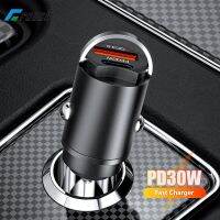 Crouch Mini PD30W USB Car Charger Type C QC 3.0 USB C Car Phone Charger Fast Charging Adapter For iPhone Sumsung Huawei Xiaomi Car Chargers