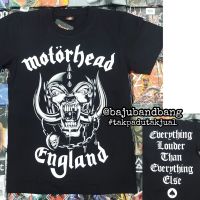 New FashionMotorhead England Baju Band Tshirt Rock Metal Vintage  Hot Rock  Rock Yeah  1575 rock band tee lelaki black large plus size XS-XXXL 100% cotton men casual birthday gift 2023