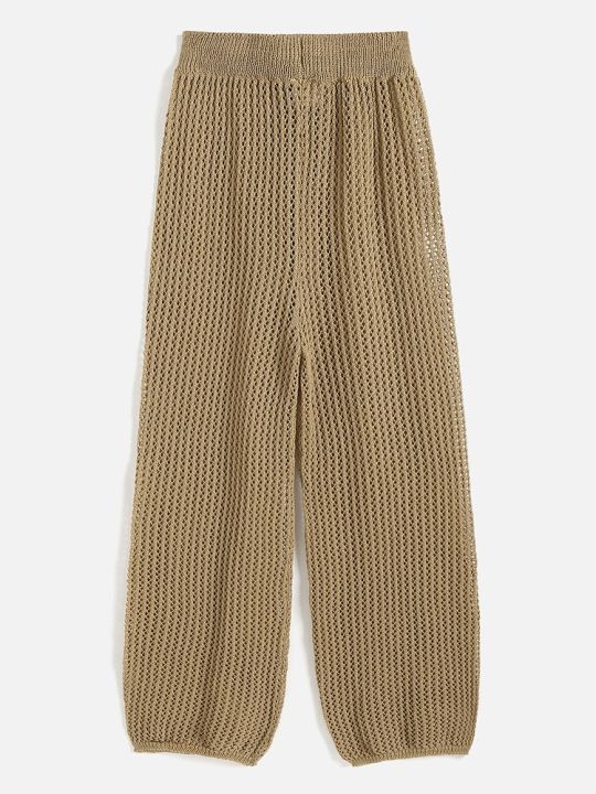 zaful-womens-beachwear-bot-tom-long-beach-pants-cover-ups-solid-drawstring-crochet-straight-hollow-out-chic-party-outfits-xy2