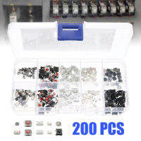 SRONTT 200Pcs ใหม่10ประเภท Remote ปุ่มควบคุม Micro SMD SMT Switch Microswitch