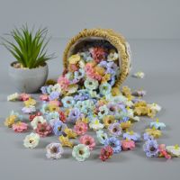 【hot】▦  10Colors Artificial Silk Heads Wedding crapbooking Handicraft Decoration