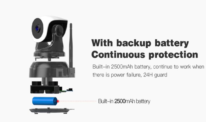 กล้องวงจรปิด-wifi-vstarcam-มีแบตเตอรี่ในตัวไฟดับอยู่ได้นาน4-5ชั่วโมง-รุ่นใหม่2023-3mp-2k-ประกัน1ปี
