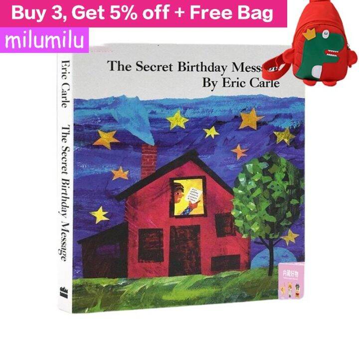 milumilu Eric Carle The Secret Birthday Message Board Book buku