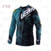 HOT★Mtb Leatt รถจักรยานยนต์จักรยานเสือภูเขาทีม Downhill Jersey Offroad จักรยานหัวรถจักรเสื้อ Cross Country Mountain Racing