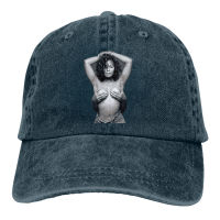 【Vintage cowboy hat】 Full Size And Ready Stock Denim Cap Janet Jackson Concert Soft Vintage Hip-Hop Style Cotton Caps 8785