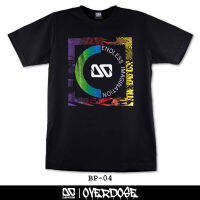 Overdose T-shirt เสื้อยืดคอกลม สีดำ รหัส BP-04(โอเวอโดส)