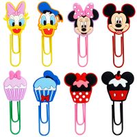 Cartoon Disney Friends Mickey Minnie Mouse Donald Daisy Duck Style Clip Bookmark High Quality Metal Students Bookmark