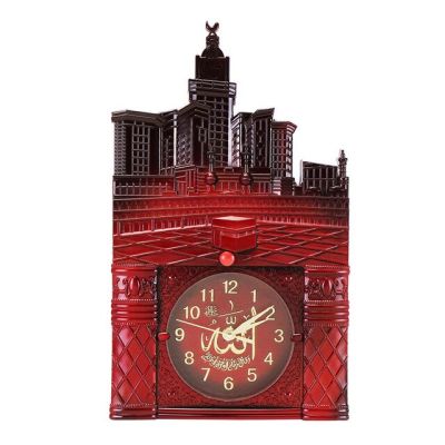 【Worth-Buy】 นาฬิกาติดผนังสไตล์มุสลิมวินเทจสวดมนต์มุสลิมห้องในบ้าน