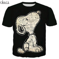 CLOOCL PEANUTS Comics Snoopy dog graphic Print Men Women Casual T-Shirts