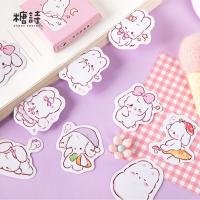 45 pcs/box Cute rabbit daily Kawaii Decoration Stickers Planner Scrapbooking Stationery Korean Diary Stickers