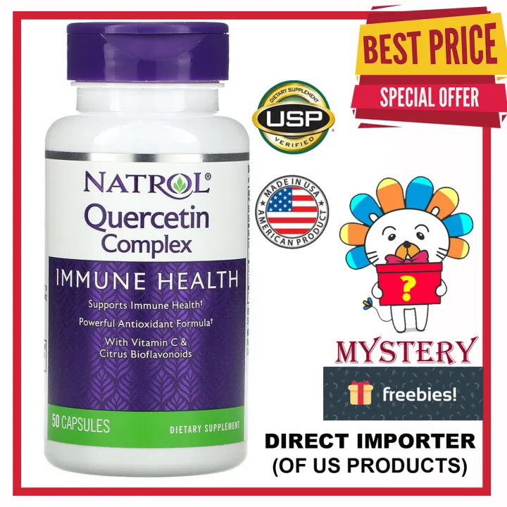 Natrol, Quercetin Complex, 50 Capsules Lazada PH
