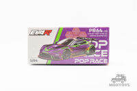 Pop Race 1:64 EVA RT TEST TYPE-01 ASTON MARTIN GT3รถโมเดล Diecast