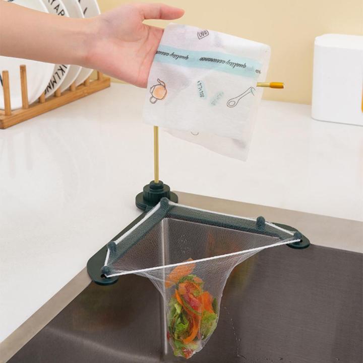 ถุงกรองอ่างล้างจานถุงขยะตาข่ายตัวกรองผักชั้นระบายน้ำ