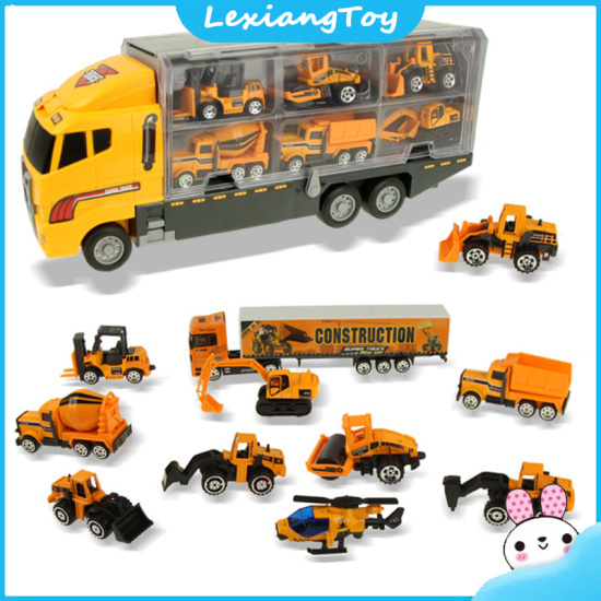 Xe ô tô hợp kim cho trẻ em xe cứu hỏa xe kỹ thuật đồ chơi mô hình cho bé - ảnh sản phẩm 1