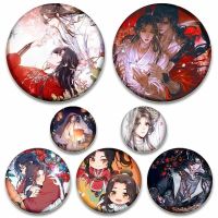 Heaven Officials Blessing Brooch for Backpack Tian Guan Ci Fu Hua Cheng Xie Lian Cosplay Badge Pin Anime Jewelry Clothes Decor