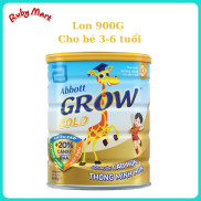 Date 3.2024 Sữa Abbott Grow Gold 3+ Lon 900g hương Vani 3 - 6 tuổi