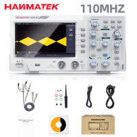 HANMATEK DOS1102 Digital Oscilloscope 110M Dual-Channel การสุ่มตัวอย่างพร้อมกัน Oscilloscope 7นิ้ว TFT จอแสดงผล Scpi/labview การสื่อสาร