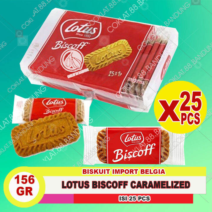 LOTUS BISCOFF BISCUIT 156 GR CARAMELIZED, LOTUS BISCOFF 156 GRAM ...