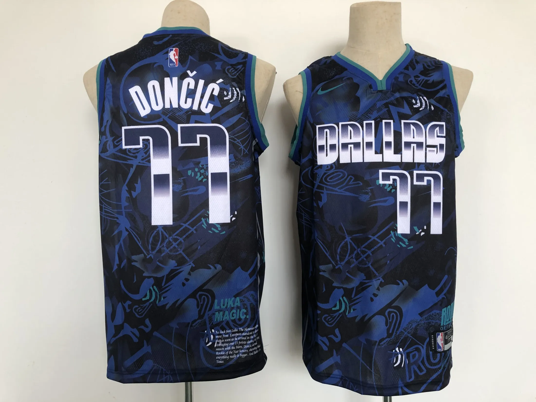 Luka Doncic Dallas Mavericks Nike Youth Select Series MVP Swingman Jersey -  Blue