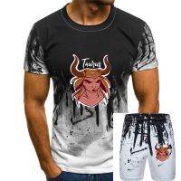 2023 NewBlack หรือ White Tee Taurus Girl Horns Cool Casual Tee Shirt