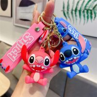 【YF】◎  Anime Keychain Cartoon Minnie Lilo   Keyring Ornament Chain Car Pendant Kids