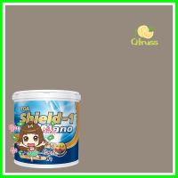 สีน้ำทาภายนอก TOA SHIELD-1 NANO #8760 สี OLD ENGLISH CASTLE กึ่งเงา 2.5 แกลลอนWATER-BASED EXTERIOR PAINT TOA SHIELD-1 NANO #8760 OLD ENGLISH CASTLE SEMI-GLOSS 2.5GAL **ทักแชทได้ค่ะ ยินดีบริการ**