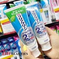 ❤️Hot❤️  Kao Clear Clean Double Plus Toothpaste 130g. ยาสีฟันจากญี่ปุ่น ยาสีฟัน  ยาสีฟันสูตรดับเบิ้ลพลัส เคลียร์มิ้นท์ มีฟลูออไรด์ถึง 2 ชนิด ในหลอดเดียว   ช่วยให้ฟันแข็งแรง ชะลอการสึกกร่อนของฟัน ยับยั้งเชื้อแบคทีเรียในช่องปาก ลดกลิ่นปาก ให้ลมหายใจสด