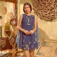 The Star Dress -  Malabrand aw21 M27 เดรสสั้น เสื้อผ้าผู้หญิง