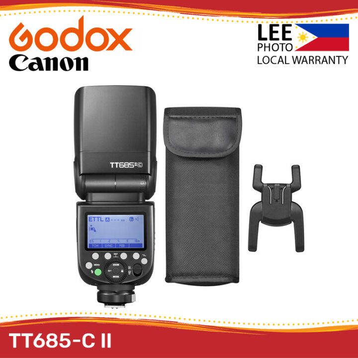 Godox TT685C II Flash for Canon Cameras (Lee Photo) Lazada PH