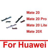 ปุ่มปรับระดับเสียงสำหรับ Huawei Mate 20 20Lite 20Pro 20X ขึ้นลงปุ่มควบคุมเสียงอะไหล่ซ่อมสายเคเบิลเฟล็กซ์ริบบอน