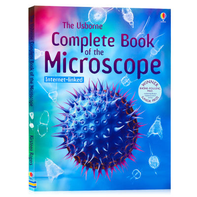 Usbornes Complete Book of the microscope original English Book Microbial popular science enlightenment bioscience learning reference book full color illustration