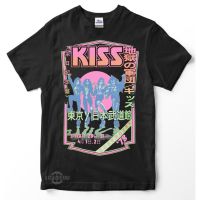 Hot sale THE rock kiss band graphic Mens 100% Cotton Round Neck Short Sleeve T-Shirt  Adult clothes