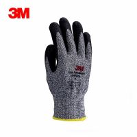 3M ถุงมือกันลื่นและทนต่อการสึกหรอแบบป้องกันการตัดที่สะดวกสบายถุงมือเศษกระจกป้องกันการฉีกขาดที่สวมใส่สบายและชาญฉลาด