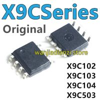 X9C102โพเทนชิออมิเตอร์ดิจิตอล SOP8 X9C503 X9C104แบบใหม่ดั้งเดิม X9C103โพเทนชิโอมิเตอร์แบบใหม่ดั้งเดิมโพเทนติแบบดิจิตอล