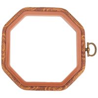 Practical Cross Stitch Machine Bamboo Frame Embroidery Hoop Ring Hand DIY Needlecraft Household Sewing Tool Octagon