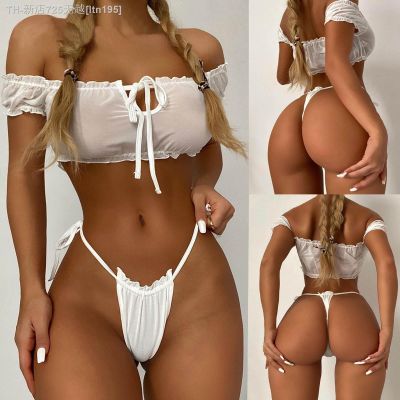 【CW】♘✲✳  Set Roleplay Costumes See-through Hot Erotic