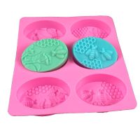 Multifunctional Silicone Mold Honeybee Honeycomb 3D Stereo Mould DIY Soap Making Tool Handcraft Candle Crystal Epoxy Decor Mold