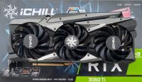 VGA (การ์ดจอ) INNO3D GEFORCE RTX 3060 TI ICHILL X3 RED LHR - 8GB GDDR6  มือสอง ประกันไทย