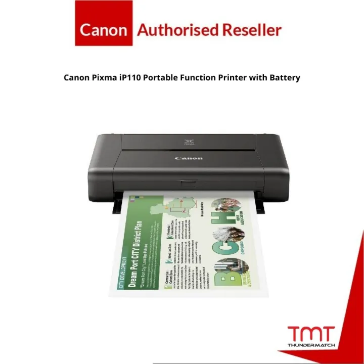 Canon Pixma Ip110 Portable Function Printer With Battery Lazada 5655