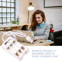 ABattery Charger 3ช่อง AA AAA แบตเตอรี่ชาร์จเคสยืนเซลล์ชาร์จสากล ChargerM