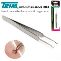 JA LENG Trim acne tweezers Stainless ที่กดดึงสิวสแตนเลส