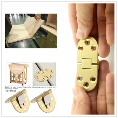 180-90 Degrees Brass Copper Flap Hinge Folding Table Roundtable Plane Concealed Hinges Cabinet Door Hinge Cupboard Closet Hing